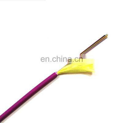 Multi Core MM62.5/125 Kevlar Yarn Indoor 6 Core Optical Fiber Cables