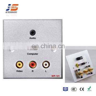 JS-WP101 86mm*86mm 3.5mm audio jack multi socket wall socket