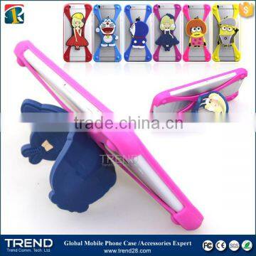 bumpers universal silicone stand cartoon silicone bumper case for 1~7 inches                        
                                                Quality Choice