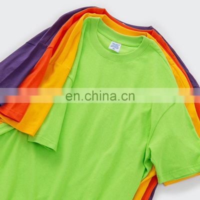 OEM/ODM custom your logo, oversized plain t shirt short sleeve eco friendly cut and sew tee shirt/