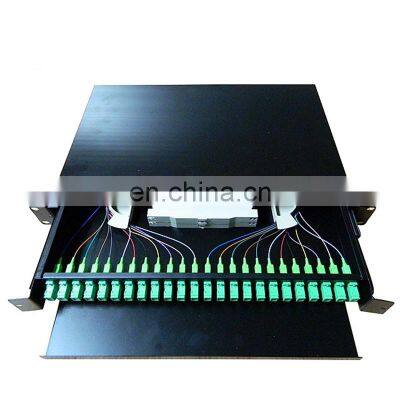 GL Hot Selling FTTH High Quality 96 core LC rack mount Splicing fiber Optic patch panel