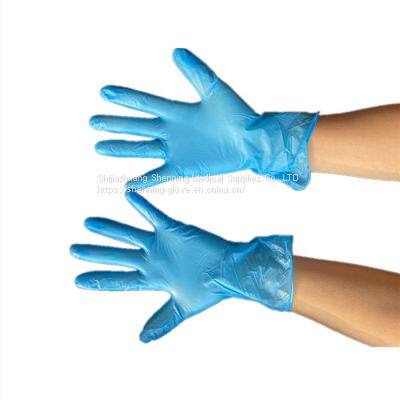 Nitrile Blend Gloves Dental Gloves Powder Free Textured Synthetic Nitrile Gloves photo-5