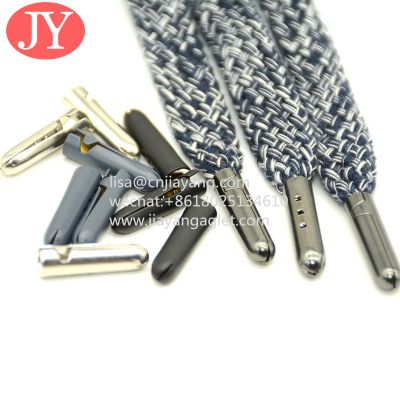 shoelace accessories factory direct selling metal shoe lace end lock shoelace end clip aglet custom metal aglet tip