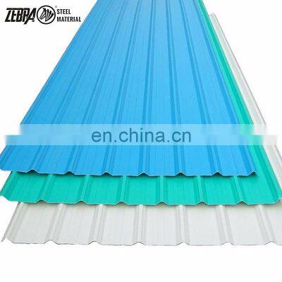 Ppgi Corrugated Steel Roofing Sheet PPGL Color Coated Galvanized Steel Roof Sheet photo-5