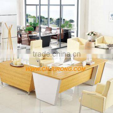 Top Oil Wax Leather 1+1+3 Executive Office Sofa photo-2