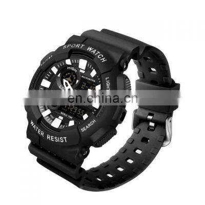 SANDA 1061 Men Digital Watch Swimming 50m Waterproof Timing Week Display Alarm Clock Simple Watch photo-5