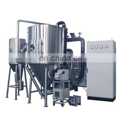 Organic solvent Closed low temperature spray dryer