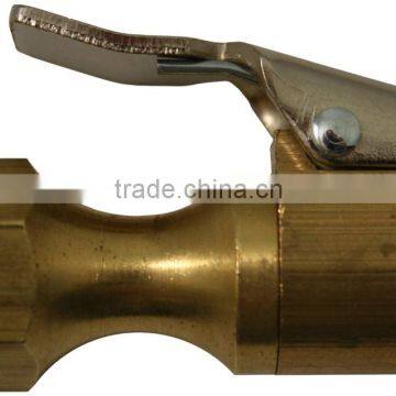 Brass Open Flow Air Chuck with Lock for Tire Inflator valve