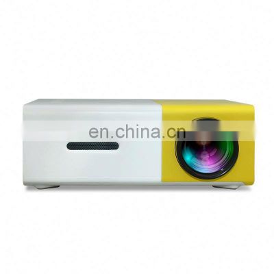 YG300 Free Shipping fashionable design big screen mini LCD projector with HD port yg500 mini projector mobile phone