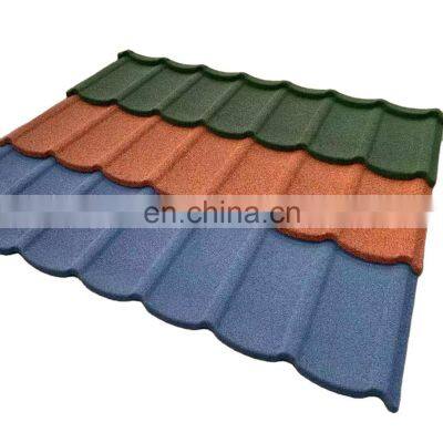 Chinese Anti-Corrosive Galvanized Steel Sheet Bent Metal Stone Coated Roof Tile