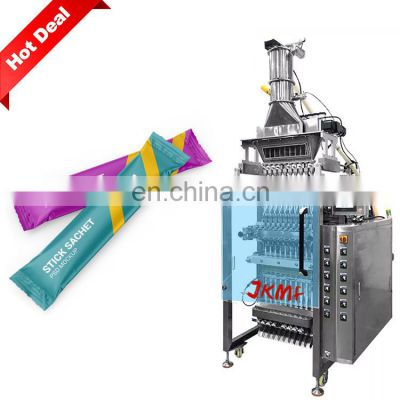 High productivity 4 lane small 5g 10g sugar bag packaging machine sugar sachet packing machine sugar stick packing machine