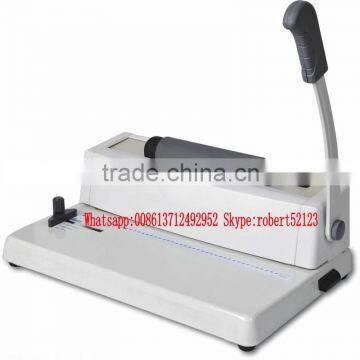 NanBo C338 Factory Cheapest Price Plastic Coil Spiral Binding Machine
