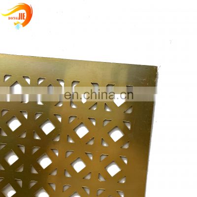 Decorative wall mesh plate flower pattern stainless steel perforated mesh sheet