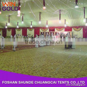 2016 Luxury 25x60m party marquee clear span tent for outdoor wedding celebration