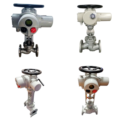 DN80 Motorized Actuated Electric Globe Valves Industrial Valve