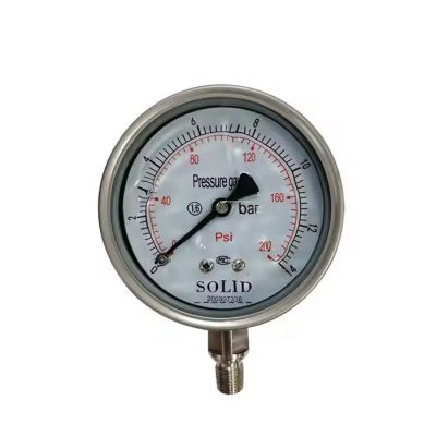 Auto 2.5 Inches Oil Liquid Filled All Stainless Steel Digital Pressure Gauge