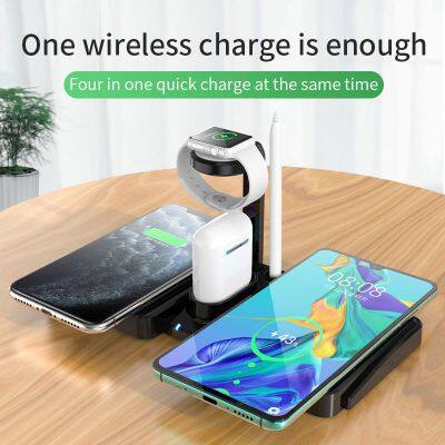 Manufacturer Hot Selling New 5 in 1 Multifunctional Mobile Phone Charger Wireless Charger photo-6