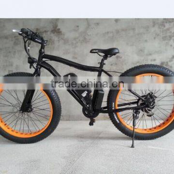 New 26"x 4.0 Fat Tire Electrc Bike Riding on the Beach Bike or on the Snow Aluminum Alloy Frame Li-ion Battery photo-5