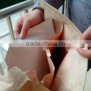 10kg 25kg 50kg square bottom cement packing bag kraft paper bag