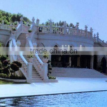 Wholesale Cheap White Marble Exterior Stairs & Handrail photo-2