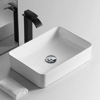 Modern G1 1/4 G Brass Main Body Bathroom Accessory Push Pop-up Basin Waste Sink Drain Overflow Tile Insert Made Brass Silicone photo-5