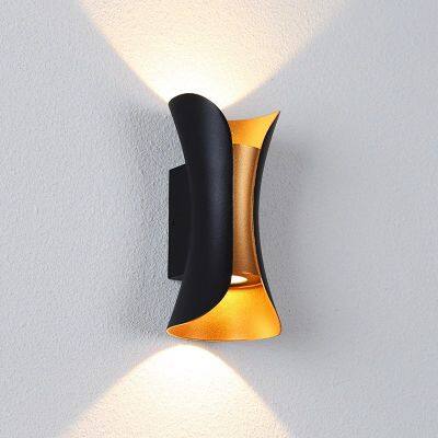 Modern Minimalist LED Outdoor Wall Lamps Creative Design for Hotels Corridors Stairs Living Waterproof IP65 Rating
