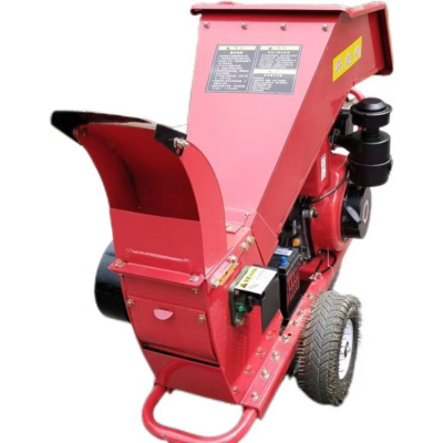 PanQi Portable  Branch Leaves  Small Trunk Gasoline Engine Wood Crusher  Choose  Wood Chipper for Farm