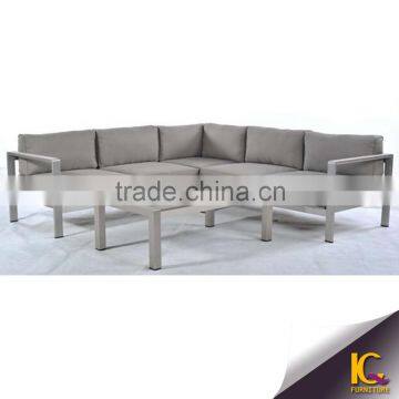 Hot sale cast aluminum garden treasures outdoor furniture patio corner sofa                        
                                                Quality Choice