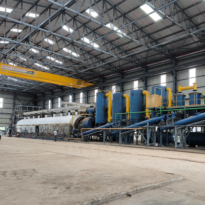 50tpd Tyre Pyrolysis Plant From China Automatic Continuous Pyrolysis System