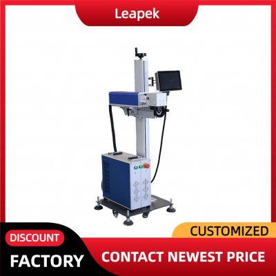 Uv Portable Fiber Color Laser Marking Machine Best Automatic Flying Fiber Laser Marking Coding Machine for Metal Food Packing