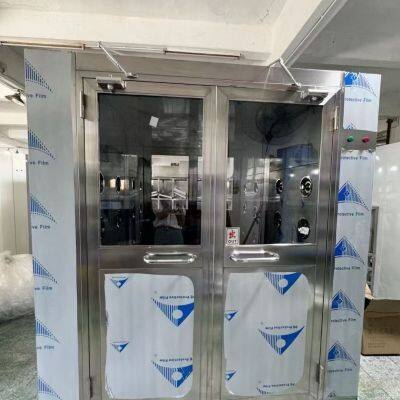 Чистовая зона / Комплекс очистки воздуха. Воздушный душ для грузов / Товары. Вентиляторно-фильтрующий блок. Чистая кабина. Пройточная камера. Чистый рабочий стол.