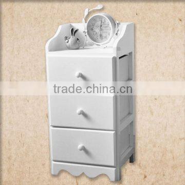2016 Zakka practical white wooden storage box cosmetic case