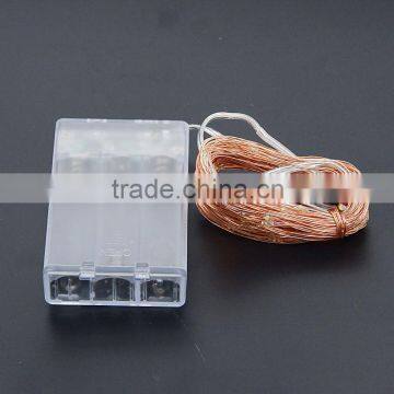 4.5V 3*A Battery Powered Micro Led Copper Wire Led String Lights photo-4