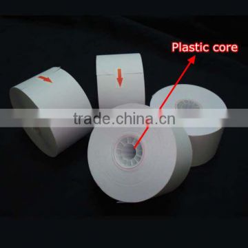 Plastic core NCR paper roll