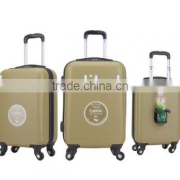 modern popular luggage set fashion luggage trolley set carry on luggage airport trolley