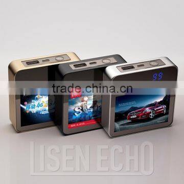 Hot Selling Mirror Panel Advertising Wireless Mobile Bank Power Charger photo-3