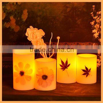 Embedded Maple and Flower Flameless Led Candle Light photo-4
