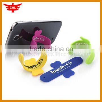 2015 cheap creative silicone slap phone holder