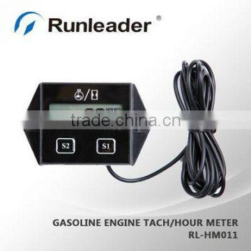 RPM Tachometer Hour Meter for Gas Engine outboard boat marine motocross motorcycle pump boat chiper lawn mower