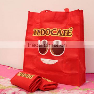 fashional eco friendly with logo print non woven tote bag