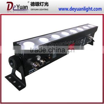 Quiet working dmx rgbw 4 in 1 8PCS X 8W led wall washer light