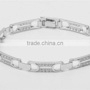 Charming Jewelrey Gold Bracelet 14K Gold Dimoands Bracelet Jewelry 2015 Fashion Bracelet for Women photo-5