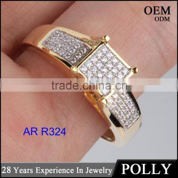 American Style 925 Silver Jewelry Iced Out Hip Hop Mens or Women Ring