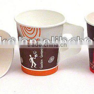 paper cup with handle