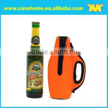 Portable belt Neoprene Bottle Cooler Case