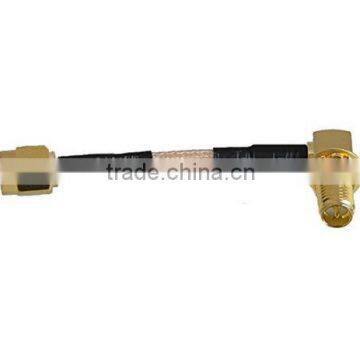 5cm RP-SMA Male to RP-SMA Female Right Angle Cable