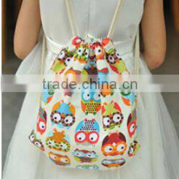 Hot Style Canvas Drawstring Backpack photo-4