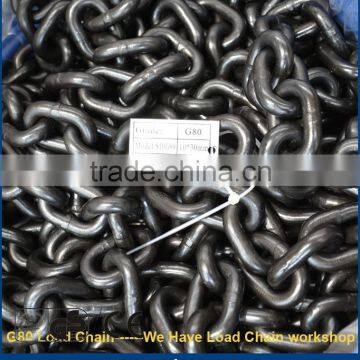 Customized overhead trolley conveyor chain, g80 lifting chain