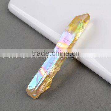 Wholesale Yellow Healing Natural Angel Aura Quartz Points, Spirit Quartz Points, Hybrid Crystal Points