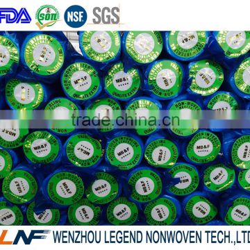 100% polyester Chemical Bond adhesive nonwoven interlining fabric for garment